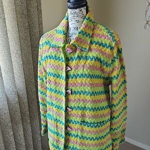 Multicolor Zigzag Women's Jacket